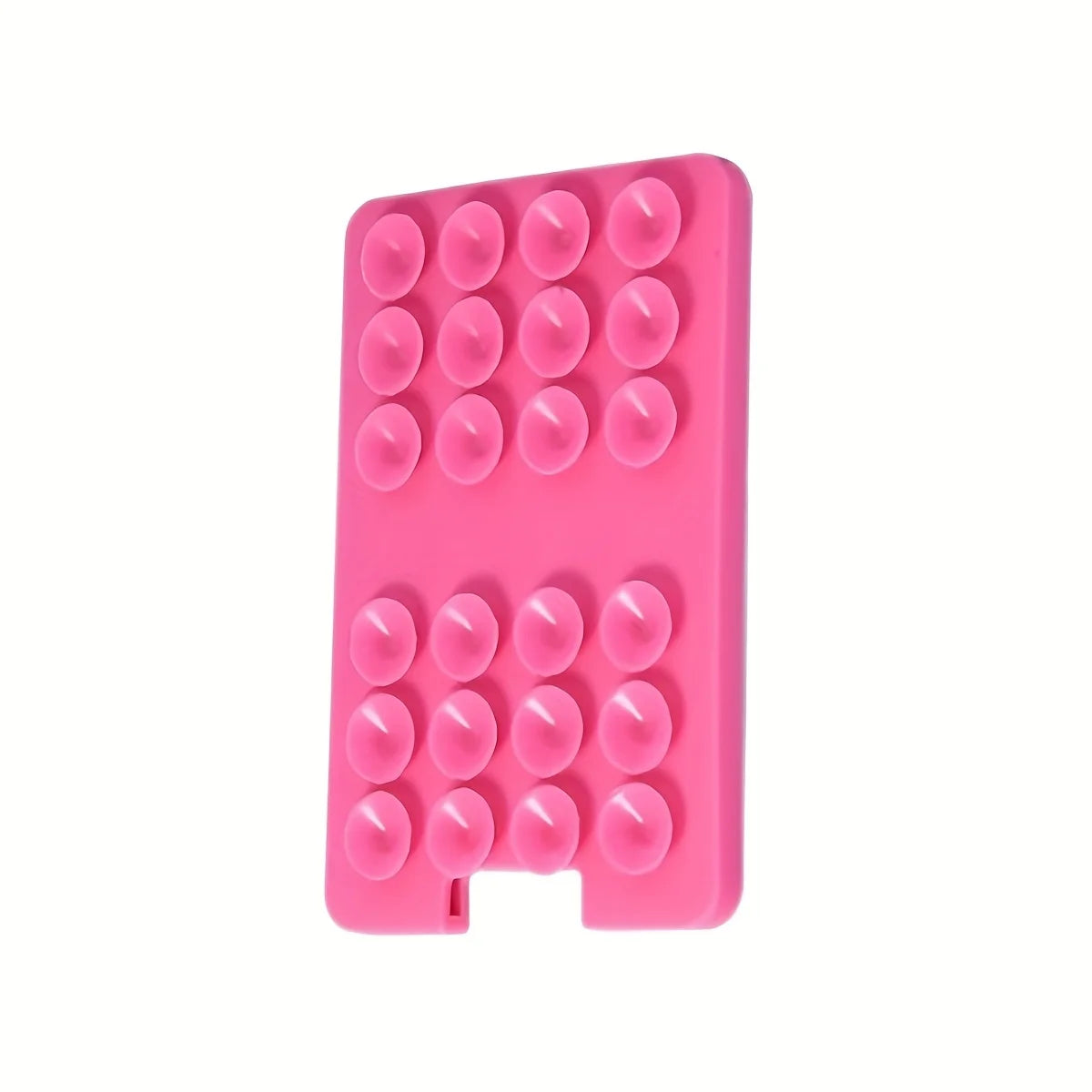 Silicone Suction Cup Phone Holder with Card Wallet for iPhone and Android Selfies