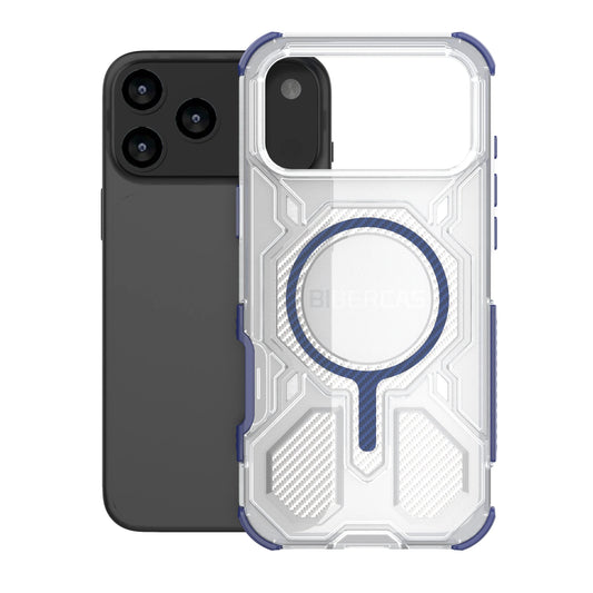 Military Armor Phone Case for iPhone 15 Pro Max – Magnetic Shockproof Cover