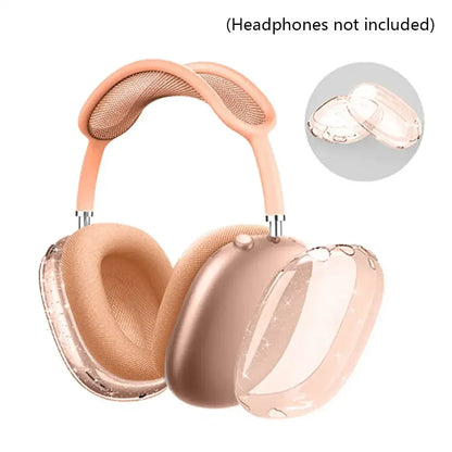 3D Transparent Anti-Scratch Case for AirPods Max - Soft Protective Cover