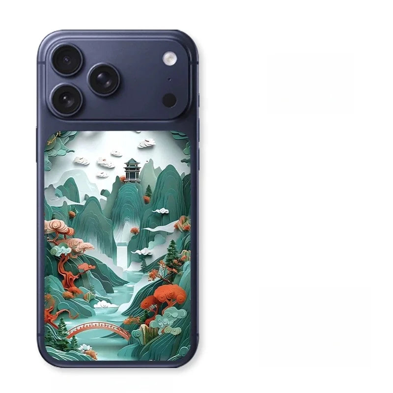 3D Colorful Protective Decal Skin for iPhone 17 Pro Max Back Cover