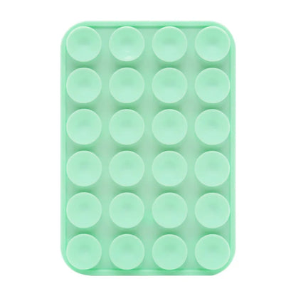 Silicone Suction Cup Magnetic Phone Holder Wall Mount for iPhone 12–16 MagSafe