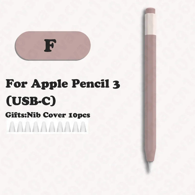 Retro Silicone Case for Apple Pencil 3 USB-C – 3rd Gen Stylus Cover