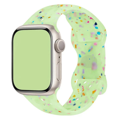 Transparent Silicone Bracelet Band for Apple Watch Ultra 2 & Series 10–5