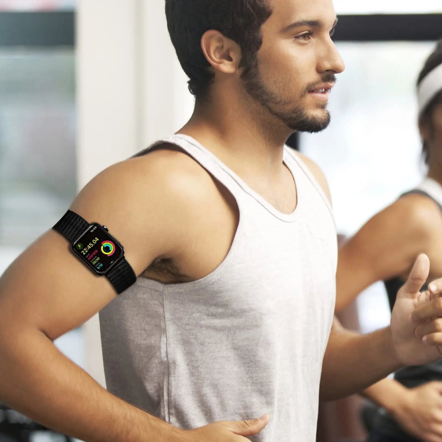 Sport Nylon Ankle/Arm Bands for Apple Watch 38-49mm - Ultra SE Series 9