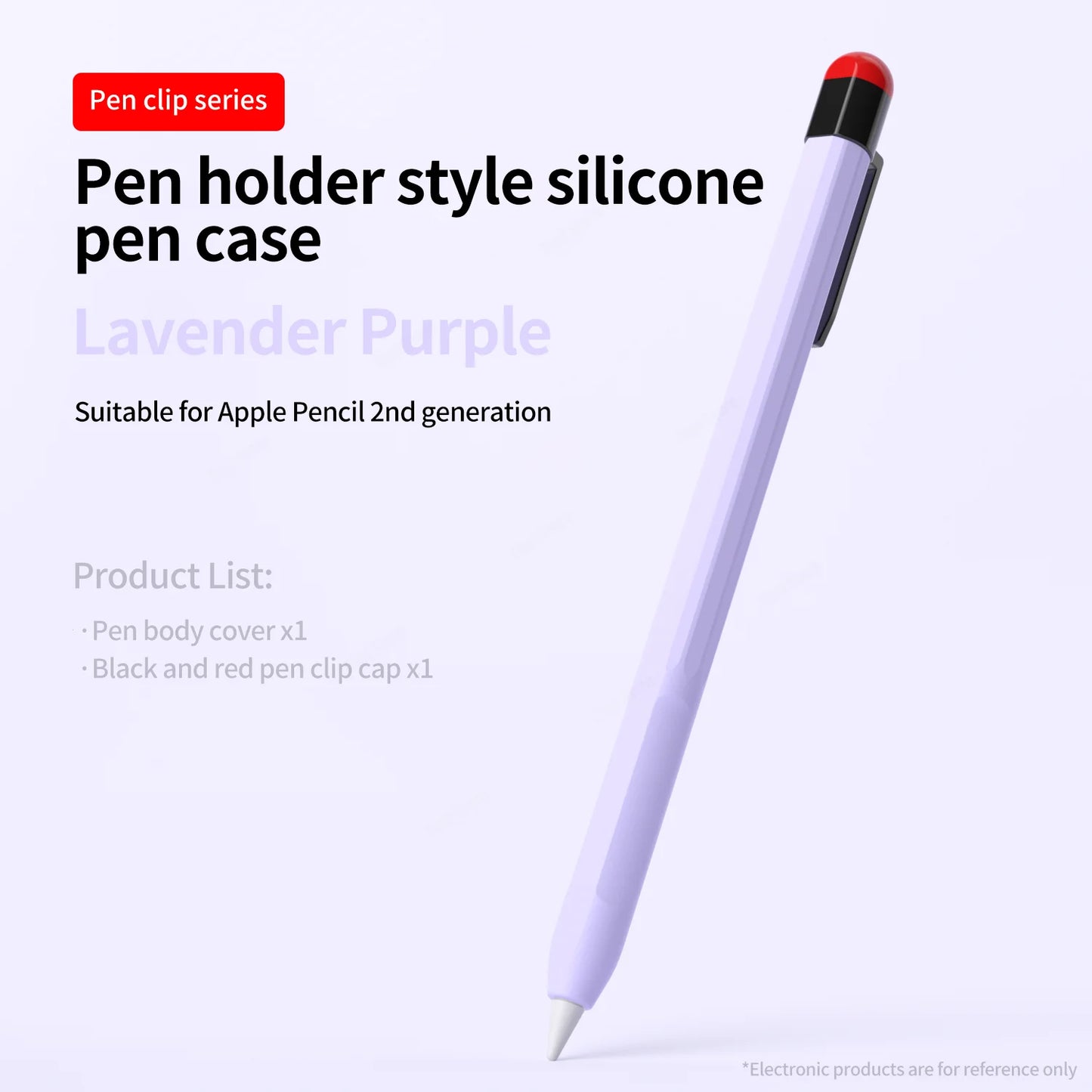 Silicone Case for Apple Pencil Pro 2024 & 2nd Gen – Soft Protective Sleeve
