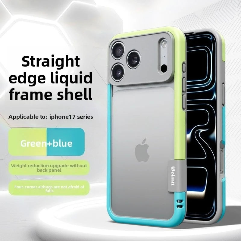Colorful Silicone Bumper Frame Case for iPhone 17 Pro Max Air 16 15 14 13 12