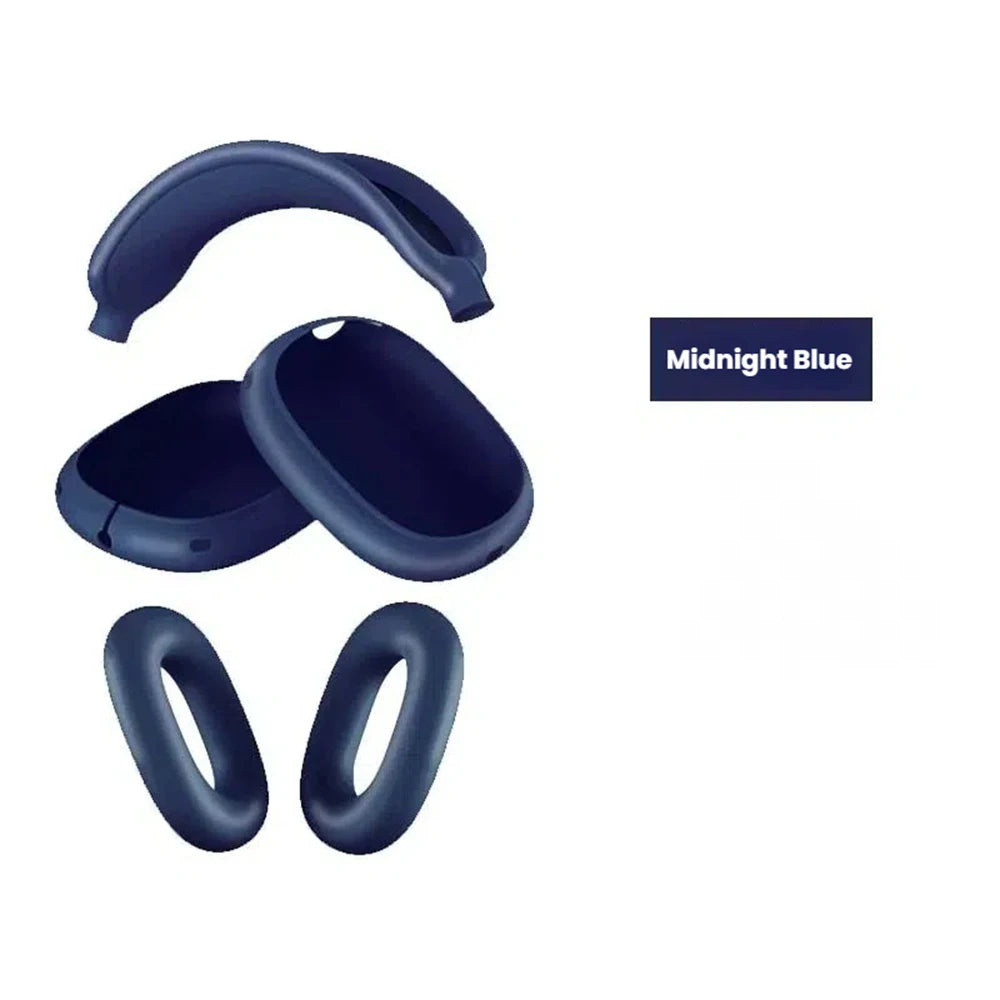 3 in 1 Soft Silicone Case for AirPods Max – Shockproof Headphones Cover