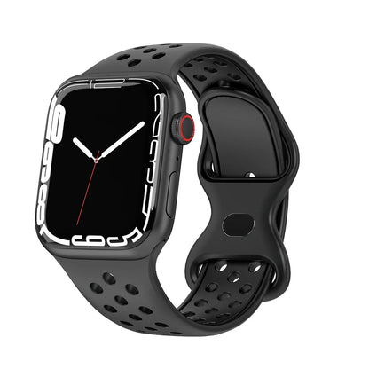 Silicone Strap for Apple Watch Ultra2 49/45/44/42/41/40/38mm Sport Wristband Band