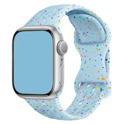 Transparent Silicone Bracelet Band for Apple Watch Ultra 2 & Series 10–5