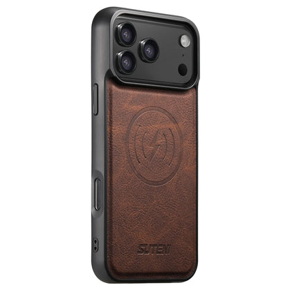 Luxury Retro Leather MagSafe Case for iPhone 17–12 | Magnetic Shockproof Cover