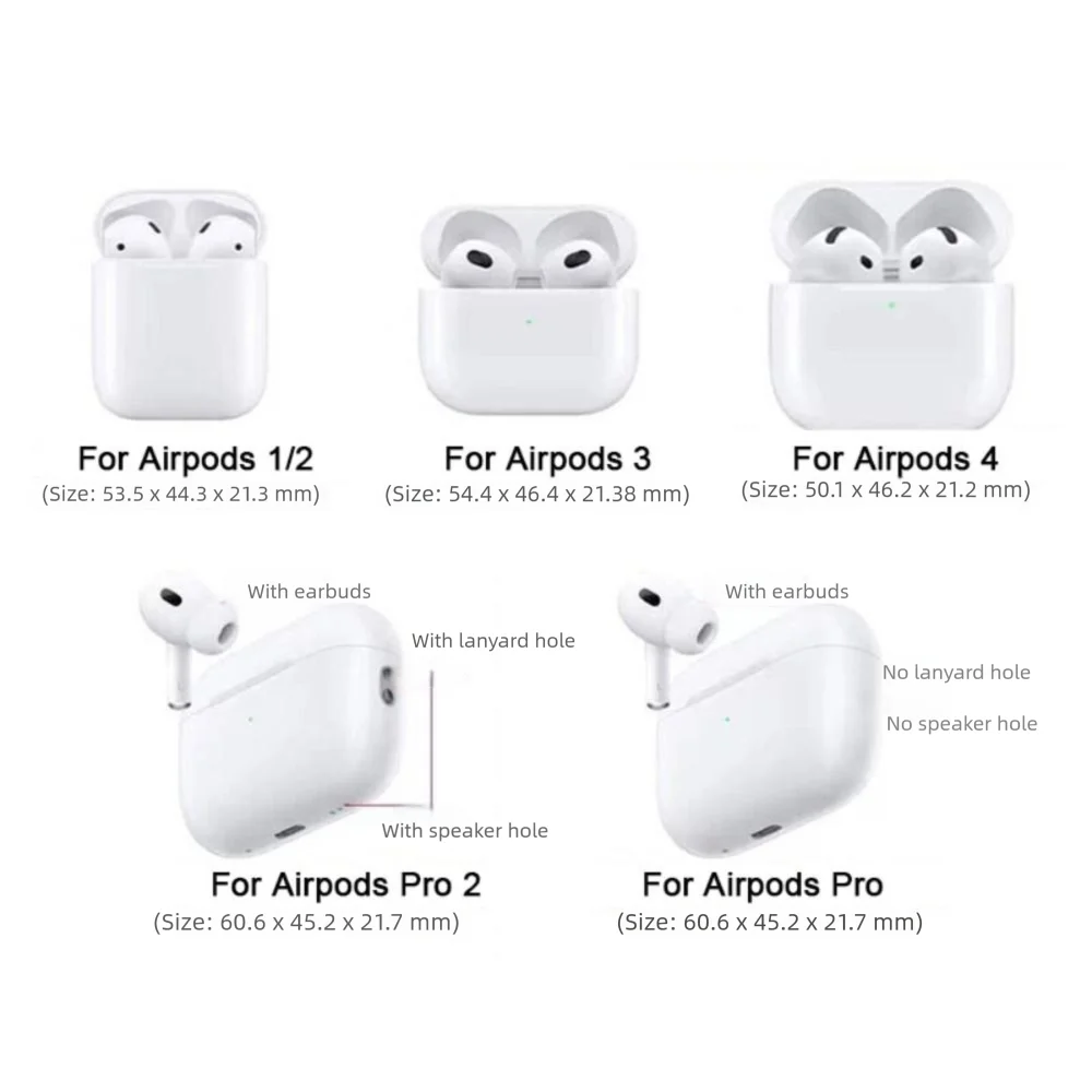 Flower TPU Earphone Case with Beaded Keychain | Shockproof for AirPods 1–4