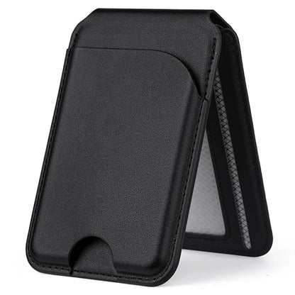MagSafe Vegan Leather Wallet Stand for iPhone 16 15 14 13 12 11 Pro Max