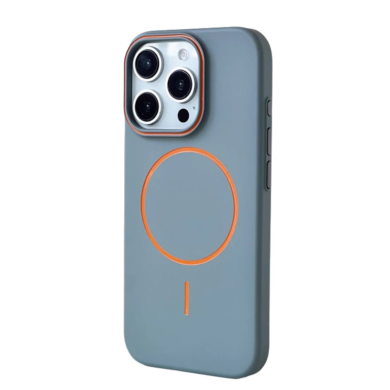 Ultrathin Hit Color MagSafe Case for iPhone 16 Pro Max 15 16 Pro Matte Hard Cover