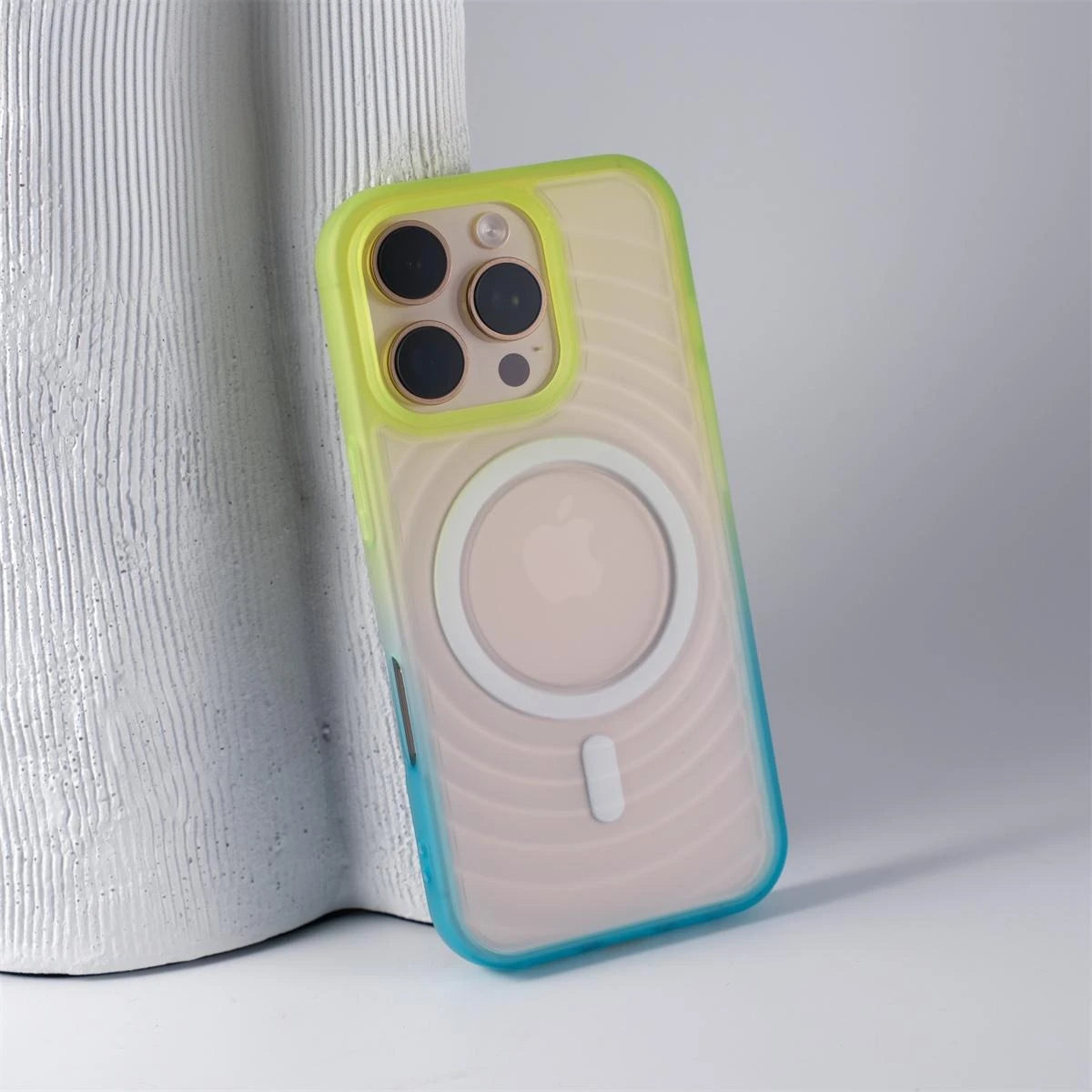 Luxury 3D Water Ripple Magsafe Case for iPhone 12/13/14/15/16 Pro Max