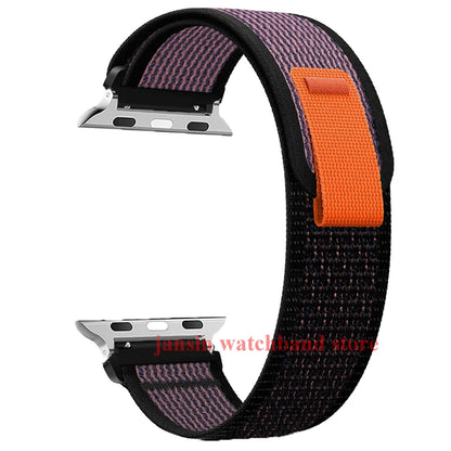 Alpine Nylon Loop Strap for Apple Watch Series 11–3 Ultra 3 49/46/45/44/42/41/40mm