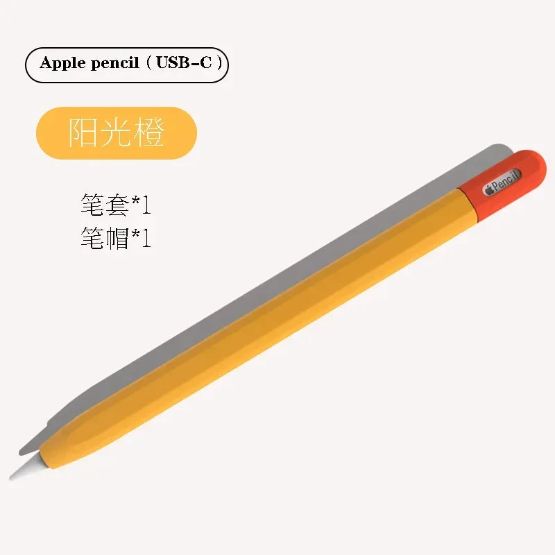 Silicone Case for Apple Pencil 3 USB-C Stylus Grip Holder Sleeve Cover