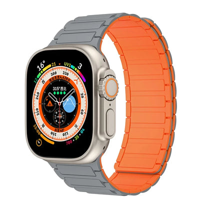 Magnetic Silicone Strap for Apple Watch Ultra 2 & Series 9–4 | 49–38mm Band