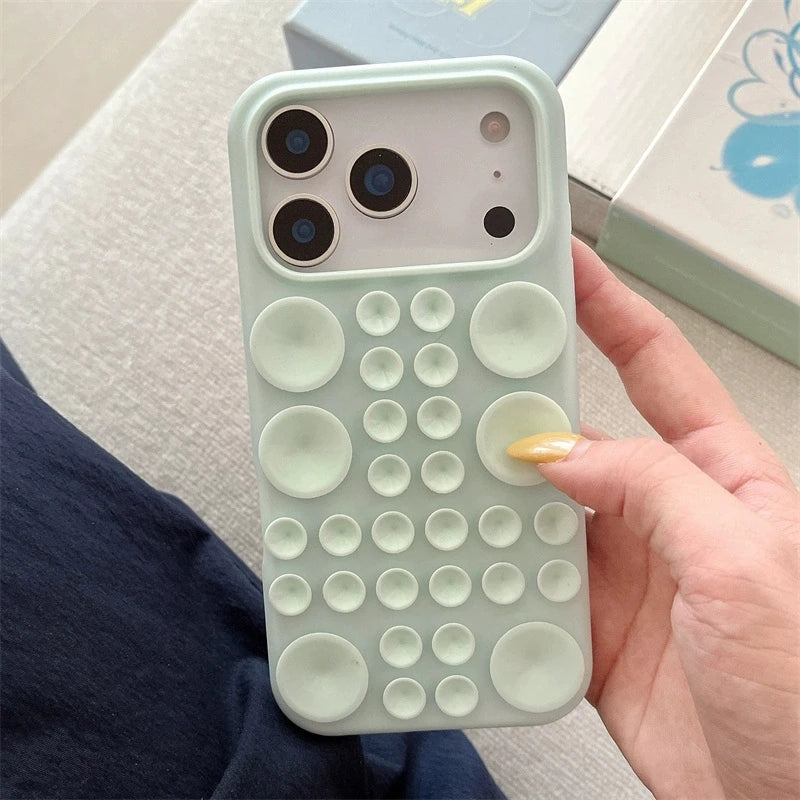 Korean Candy Color Stand Case for iPhone 17 Air 16 15 14 13 Pro Max Silicone