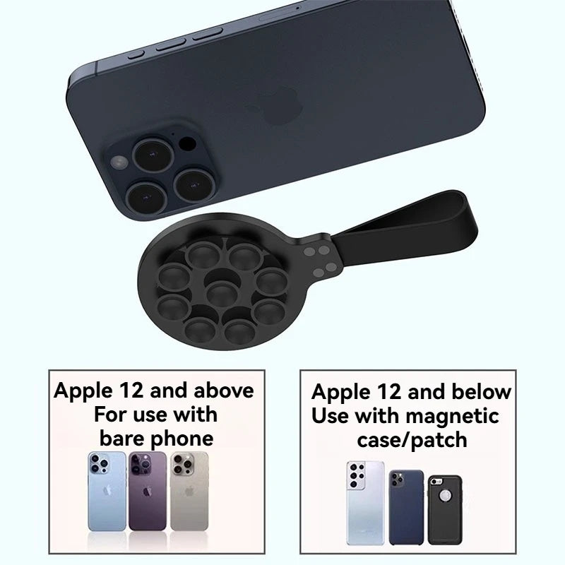 Magnetic Silicone Suction Cup Phone Holder for Car and Desk