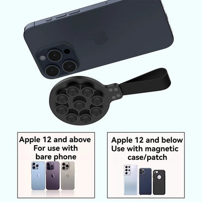 Magnetic Silicone Suction Cup Phone Holder for Car and Desk