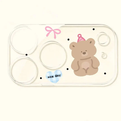 Cute Cartoon Animal Lens Cover for iPhone 17 Pro & 17 Pro Max