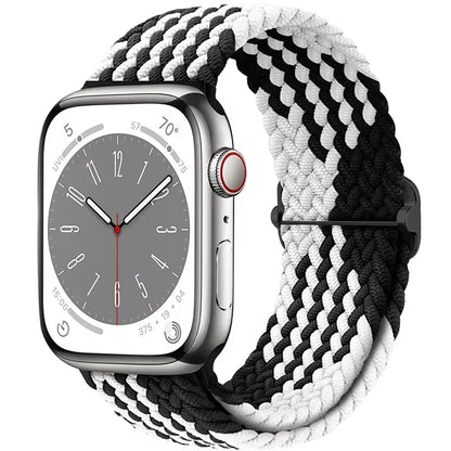 Braided Solo Loop for Apple Watch Ultra & Series 10–3 SE Elastic Band