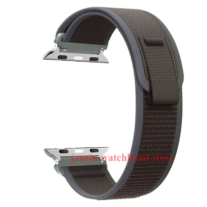 Alpine Nylon Loop Strap for Apple Watch Series 11–3 Ultra 3 49/46/45/44/42/41/40mm