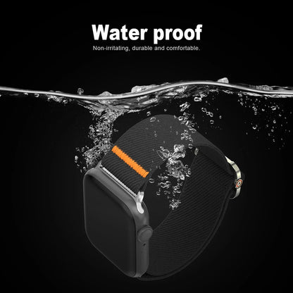 Elastic Nylon Band for Apple Watch Ultra 2 & Series 10–5, 49–41mm