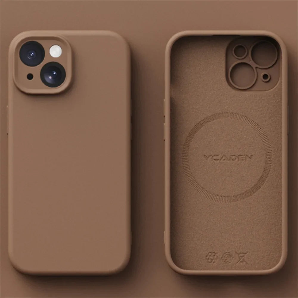 Liquid Silicone MagSafe Case for iPhone Pro Max 13, 12, 11