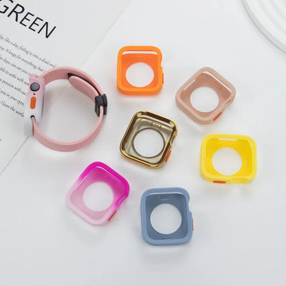 Candy Soft Silicone Case for Apple Watch Ultra 2 & Series 5–9, 40–49mm Protective Armor