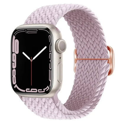 Braided Nylon Strap for Apple Watch Ultra 2/Series 10–4 Adjustable Band