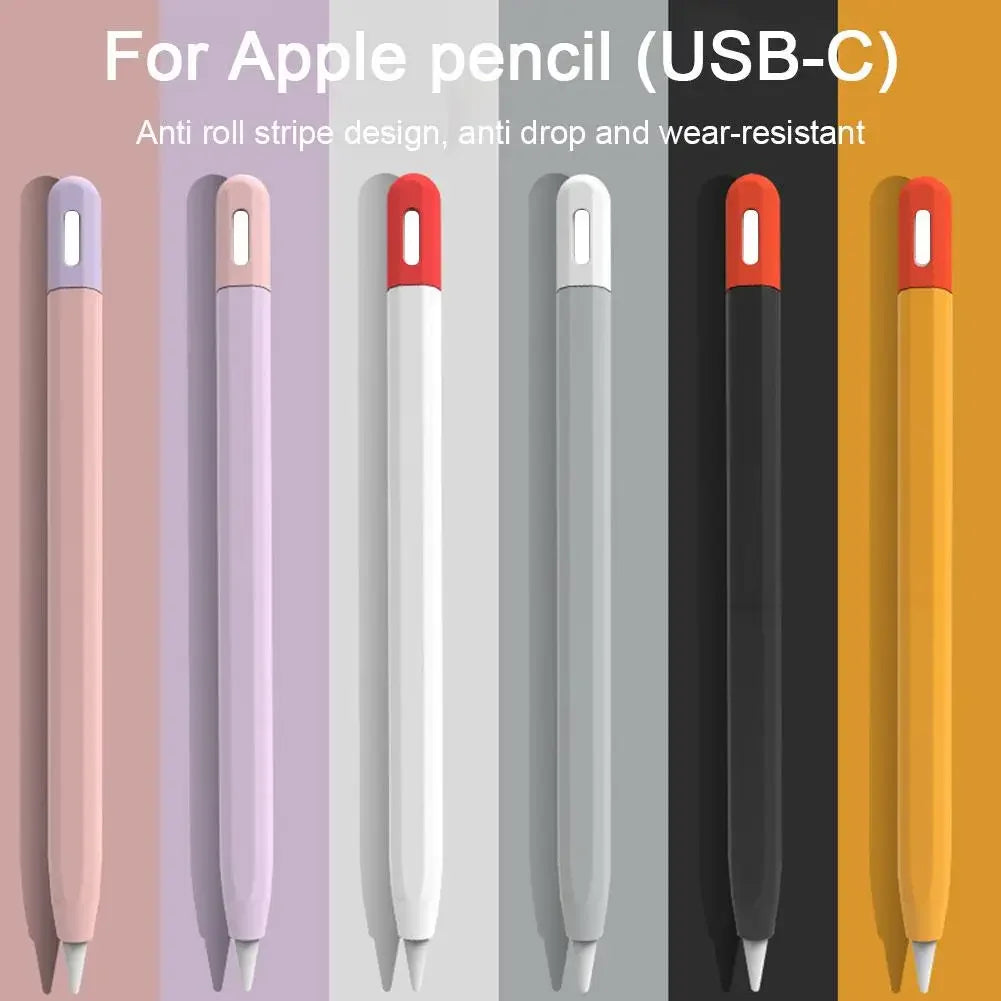 Silicone Case for Apple Pencil 3 USB-C Stylus Grip Holder Sleeve Cover