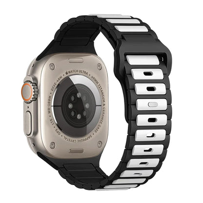 Silicone Strap for Apple Watch Ultra 2/Series 10–5 Soft Sport Band