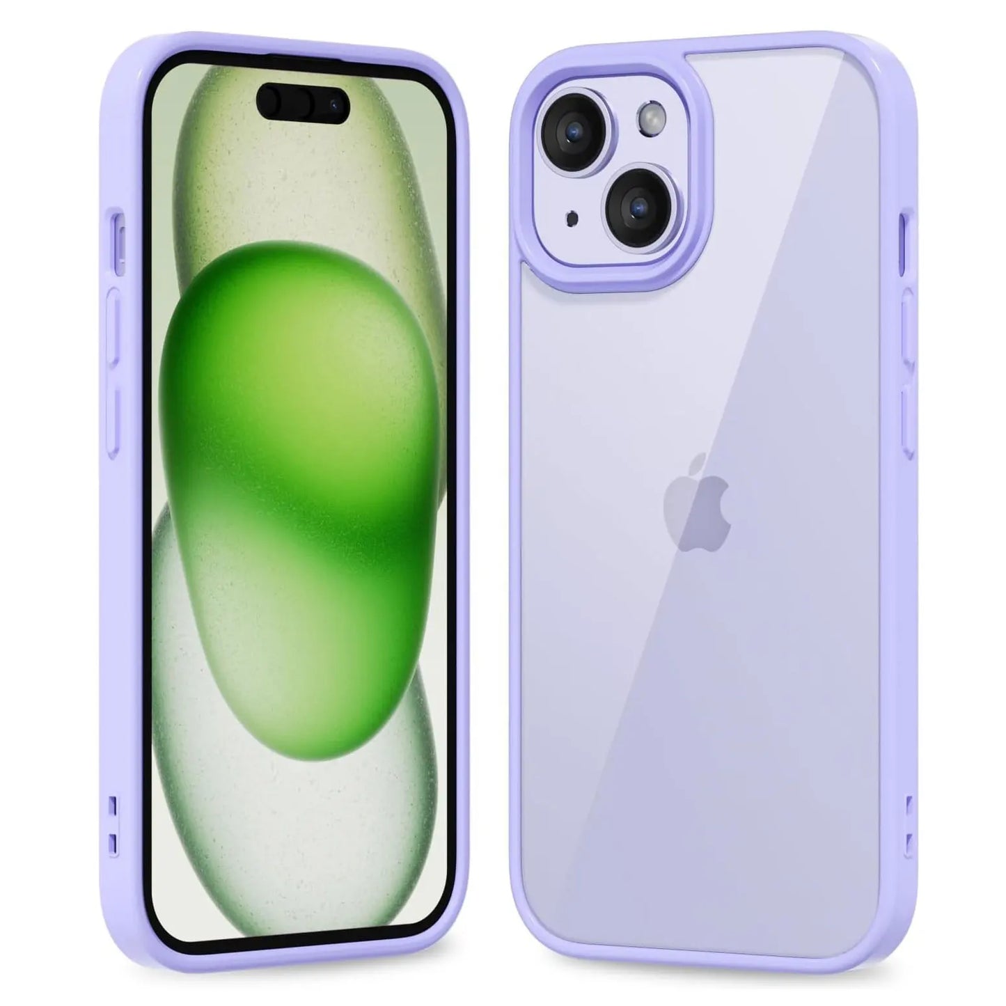 Luxury Transparent Candy Shockproof Bumper Case for iPhone 15 16 Pro Max