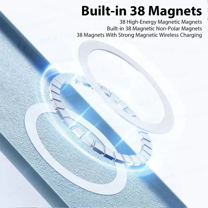 Liquid Silicone Magnetic Case for iPhone 11 12 13 Pro Max MagSafe Wireless