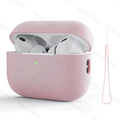 Liquid Silicone Case for AirPods Pro 2/3 – Soft Protective Earphone Cover