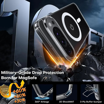 Clear MagSafe Magnetic Case for Pixel 9 Pro XL 8 7 – Shockproof Cover