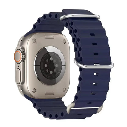 Ocean Band for Apple Watch Ultra 3/2 & Series 11–6 SE3 | Silicone Sport Strap
