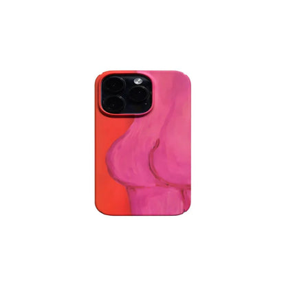 Cute Pink Butt Ultra Thin Hard Case for iPhone 11–16 Series