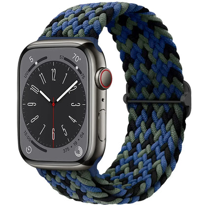 Braided Solo Loop for Apple Watch Ultra & Series 10–7 SE Elastic Band