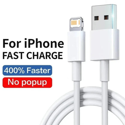 20W PD USB-C to Lightning Fast Charger Cable | For iPhone 14–X & iPad