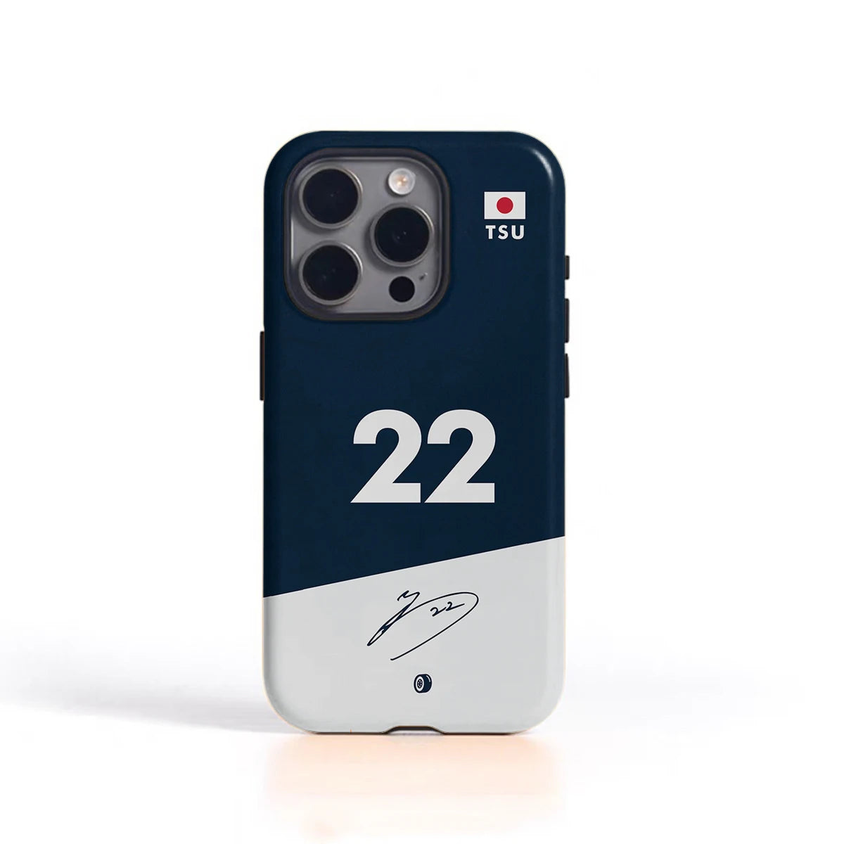 F1 No.22 Simple Glossy Case for iPhone 16 Pro Max–7 Plus | 2-in-1 Tough Cover