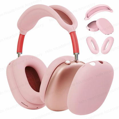 2024 3-in-1 Silicone Case for AirPods Max – Soft Ear Cup Scratch Cover