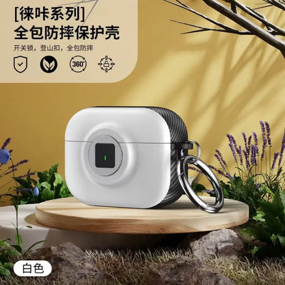 New 2024 AirPods 4th Gen Case with Lock Protective Cover Shockproof Shell for Apple