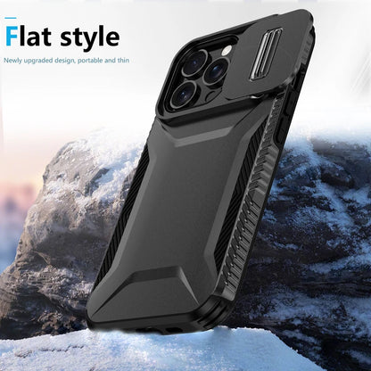 Military Grade Slide Camera Armor Case for iPhone 16 15 14 13 Pro Max