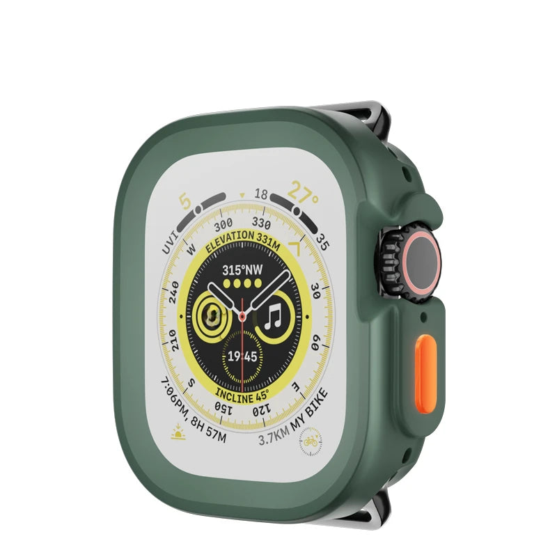 Full Coverage TPU Case for Apple Watch Ultra 2 & Series 8, 49mm Bezel Protector Bumper