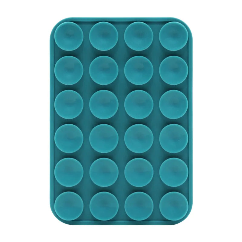 Silicone Suction Cup Magnetic Phone Holder Wall Mount for iPhone 12–16 MagSafe