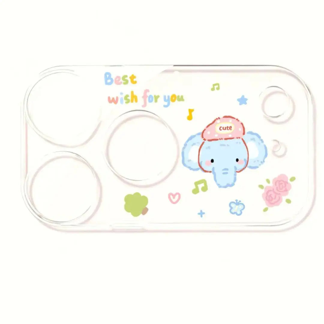 Cute Cartoon Animal Lens Cover for iPhone 17 Pro & 17 Pro Max