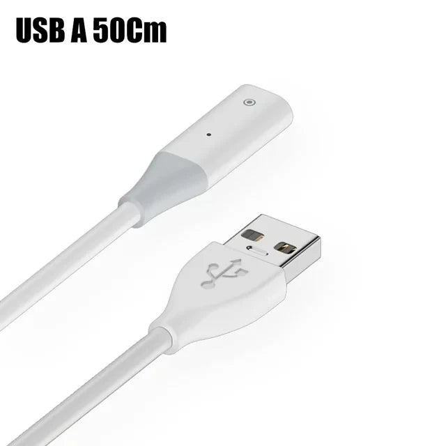 USB A/Type-C Charger Cable for Apple Pencil Gen 1 with Indicator Light
