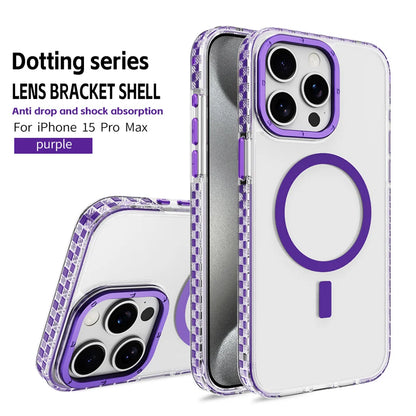 Transparent MagSafe Case for iPhone 16 15 14 Pro Max – Hybrid Armor Cover